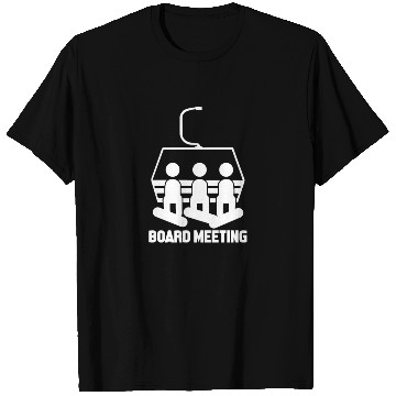 Discover Board Meeting Snowboarding T Shirts