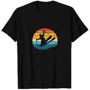 Discover Skiing Retro Vintage T Shirts