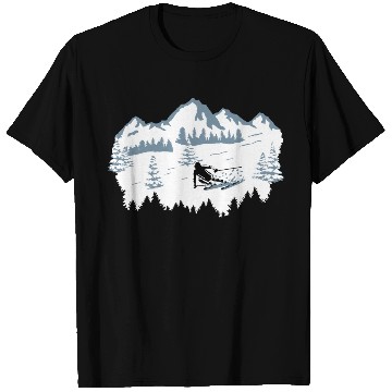 Discover Skiing, Skier, Ski, Winter Snow Mountains T Shirts