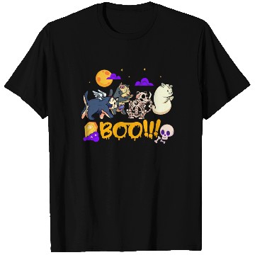 Discover Boo! | Spooky Funny Halloween | Mummy Skeleton T Shirts