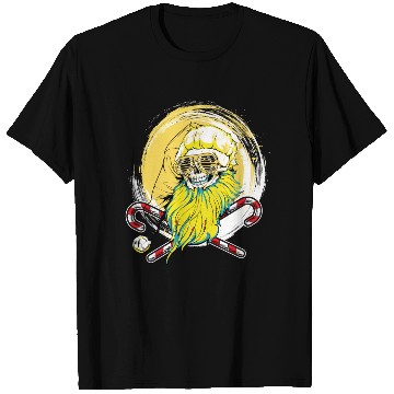 Discover skull santa hat candy cane crew T Shirts