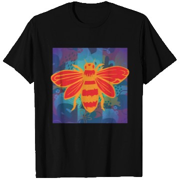 Discover Square Bee Mosaic T Shirts