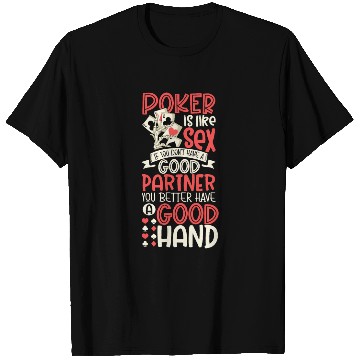 Discover Poker Casino Poker Player Gambling Roulette T Shirts
