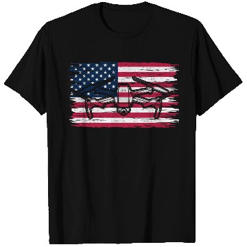Discover Patriotic Drone Pilot USA Drone Lover T Shirts