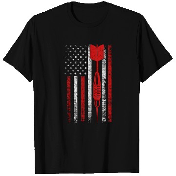 Discover US Flag Darts Patriotic T Shirts