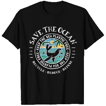 Discover Keep The Sea Plastic Free Seal Save The Ocean T Shirts