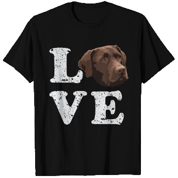 Discover I Love My Chocolate Lab Labrador Retriever Dog T Shirts