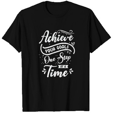 Discover Goal Typography Life Quotes Positive Message T Shirts