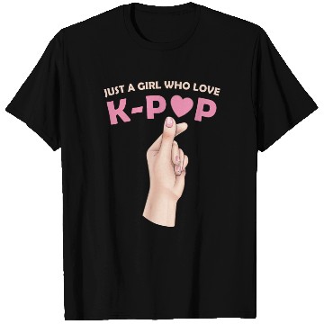 Discover Just A Girl Who Loves K-Pop T Shirts