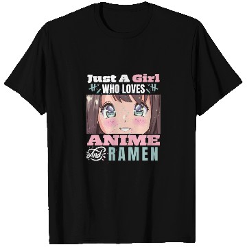Discover Anime Ramen Girl Embrace T Shirts