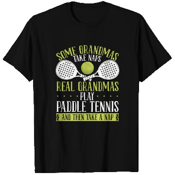 Discover Paddle Tennis Player Match Grandmom Grandma T Shirts