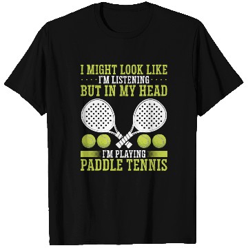 Discover Paddle Tennis Player Match Funny Paddle Team T Shirts