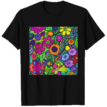 Discover Magic flowers art T Shirts