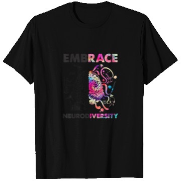 Discover Embrace Neurodiversity Autism T Shirts
