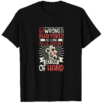Discover Poker Casino Poker Player Gambling Roulette T Shirts
