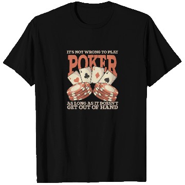 Discover Poker Casino Poker Player Gambling Roulette T Shirts