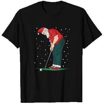 Discover Golf Santa Claus Pun Golfer Gift Golfing T Shirts