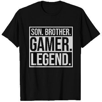 Discover son brother gamer legend T Shirts
