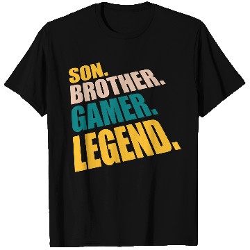 Discover son brother gamer legend T Shirts