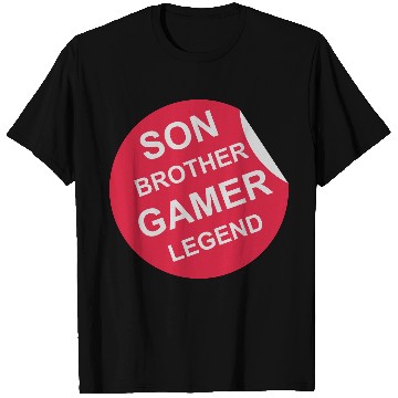 Discover son brother gamer legend T Shirts