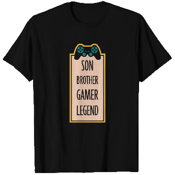 Discover son brother gamer legend T Shirts