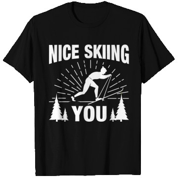 Discover Skiier Sport Lifestyle Winter Ski Apparel Gifts T Shirts