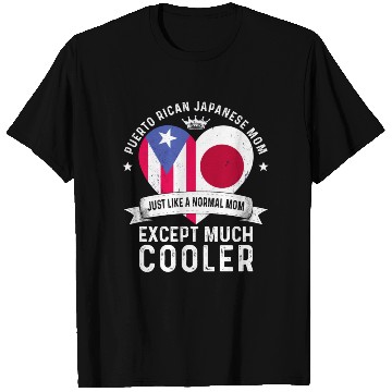 Discover Puerto Rico Flag Japan Mom Mothers Day Women Mama T Shirts