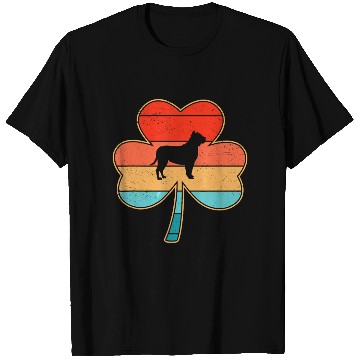 Discover Pitbull Dog Shamrock St Patricks Day T Shirts
