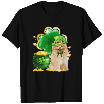 Discover Pomeranian Dog Shamrock St Patricks Day T Shirts
