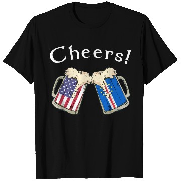 Discover Cabo Verdean American Grown Cheers Beer Drink T Shirts