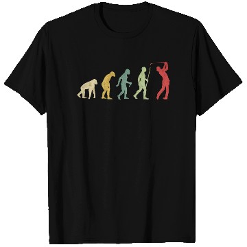 Discover Golf Shot Hole In One Evolution T Shirts
