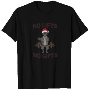 Discover Funny No Lifts No Gifts Christmas Workout T Shirts