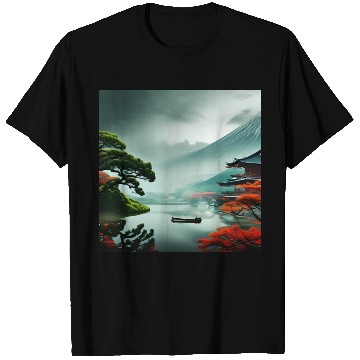 Discover Aesthetic japan nature T Shirts