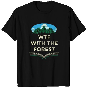 Discover With The Forest Camping Wildlife Camper Outdoor Na T Shirts
