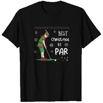 Discover Golf Elf Pun Golfer Christmas Golfing T Shirts