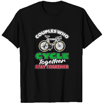 Discover Cycling Cyclist Couple T Shirts