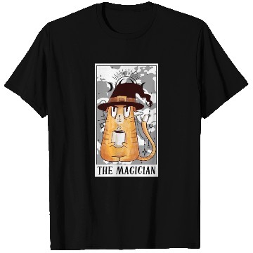 Discover The Magician Tarot Card Funny Cat Tarot Card Tarot T Shirts