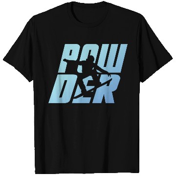 Discover Snowboarder, Snowboarding, Snowboard - Powder T Shirts