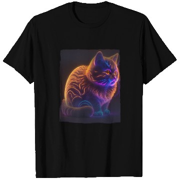 Discover Lets Glow Crazy Cat Kitten Fluffy Cat T Shirts