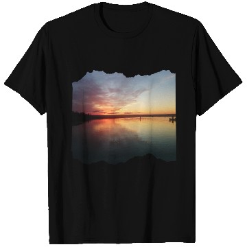 Discover Beautiful photography of ocean waves and sunset T Shirts