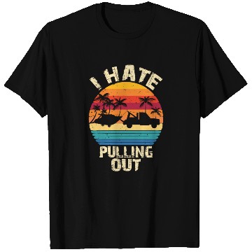 Discover I hate pulling out Retro boating boat captain. Do T Shirts
