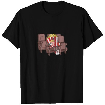 Discover Movie Watching Cinema Popcorn Binge Watching T Shirts