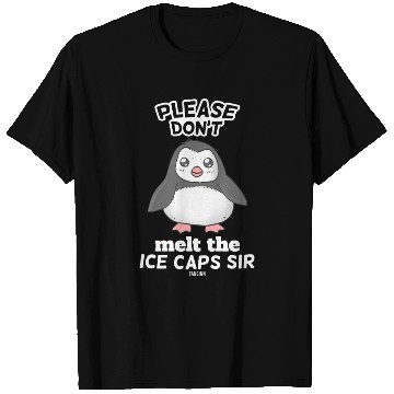 Discover Penguin on the south pole nature conservation T Shirts