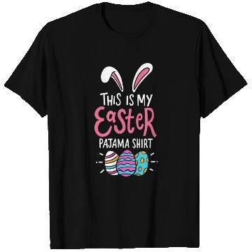 Discover This Is My Easter Pajama Sunday Egg Hunt Holiday T Shirts
