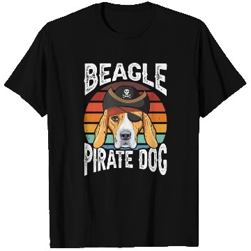 Discover Beagle Pirate Dog T Shirts