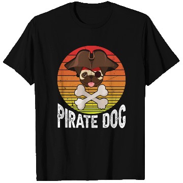 Discover Pug Pirate Dog T Shirts