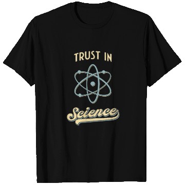 Discover Trust In Science Physics Fun Retro Atom T Shirts