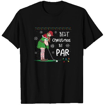 Discover Golf Elf Pun Golfer Christmas Golfing T Shirts