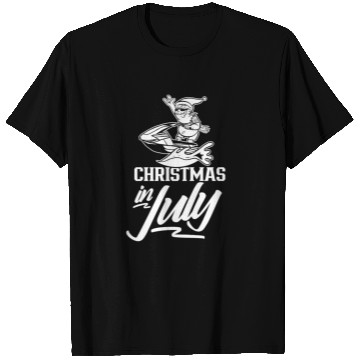 Discover Christmas In July Humor Summer Santa Sarcastic T Shirts