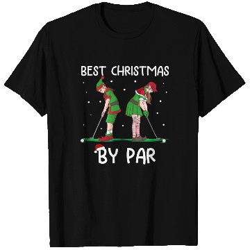 Discover Golf Elf Pun Golfer Christmas Golfing T Shirts